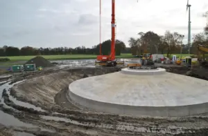 Tiefbauprojekt der Bauunion Wismar
